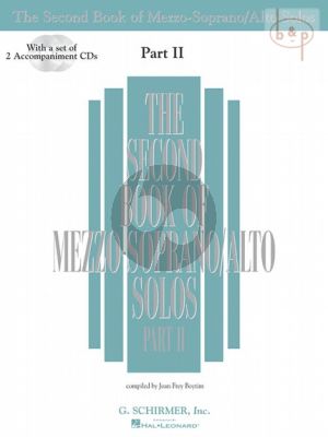 Second Book of Mezzo-Soprano/Alto Solos vol.2 Bk- 2 CD's