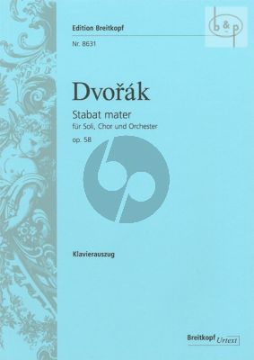 Stabat Mater Op.58 (Soli-Choir-Orch.) (Vocal Score) (lat.)