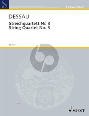 Dessau Streichquartett No. 3 (Part./Stimmen)