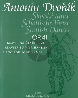Dvorak Schottische Tanze Op.41 Klavier 4 handen