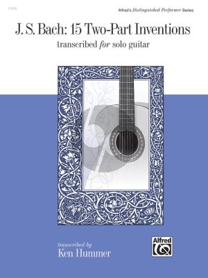 Bach 15 Two-Part Inventions Guitar (transcr. Ken Hummer)