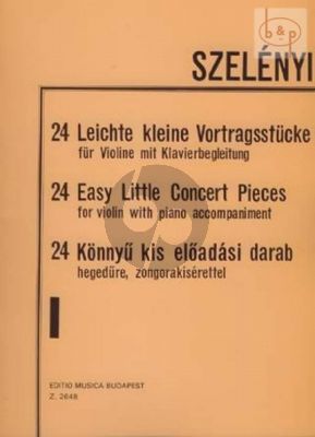 24 Easy Little Concert Pieces Vol.1