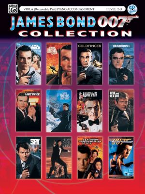 James Bond 007 Collection for Viola (with piano accompaniment) (Bk-Cd) (arr. Bill Galliford)