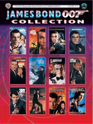 James Bond 007 Collection for Violin (with piano accompanimen (Bk-Cd) (arr. Bill Galliford)