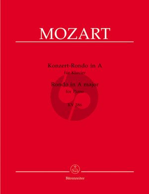 Mozart Konzert-Rondo A-dur KV 386 Klavier (arr. Cipriani Potter) (edited Michael Töpel)