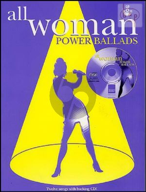 All Woman Power Ballads Piano-Vocal-Guitar (Bk-Cd)