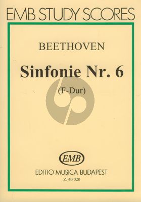 Beethoven Symphony No. 6 F-major Op. 68 'Pastorale' Study Score (edited by Gábor Darvas)