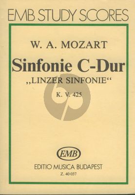 Symphony C-major KV 425 'Linz' Study Score