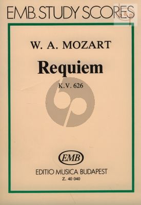 Requiem d-minor KV 626 (Soli-Choir-Orch.) (Study Score)