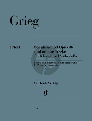 Grieg Sonata a-minor Op.36 and other Works (Heinemann- Steen-Nokleberg) (Henle-Urtext)