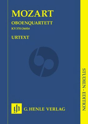 Mozart Quartet KV 370 F-major (Oboe-Strings) (Study Score) (Henle Urtext)