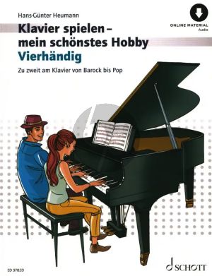 Heumann KlaVierhändig - Zu Zweit am Klavier von Barock bis Pop Grade 2 Book with Audio Online