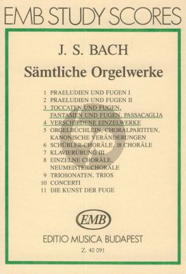 Bach J.S. Organ Works Vol.3-4 (Pocketscore)