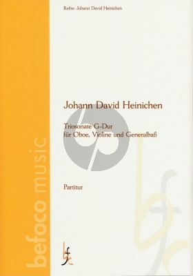 Heinichen Triosonate g-moll Oboe Violine und Bc