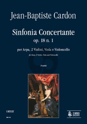 Cardon Sinfonia Concertante Op.18 No.1 Harp-2 Vi.-Va.- Violonc. (Score/Parts) (Anna Pasetti)