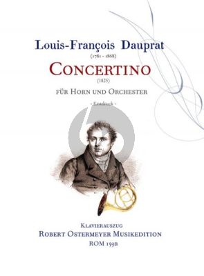 Dauprat Concertino Horn und Orchester (Klavierauszug)