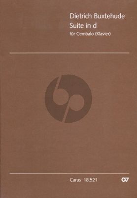 Buxtehude Suite a-moll BuxWV deest Cembalo (Erstausgabe) (Konrad Kuster)