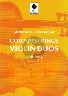 Szlivay Rossa Colourstrings Vol.1 Violin Duos Elementary Duets Open Strings