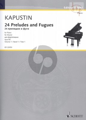 24 Preludes & Fugues Op.82 Vol.1 No.1 - 12 for Piano