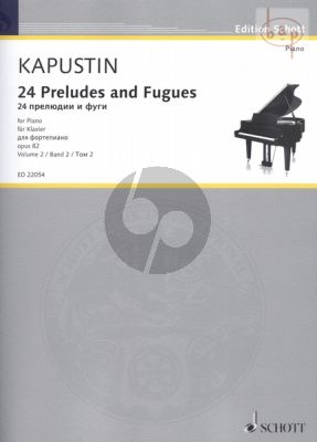 24 Preludes & Fugues Op.82 Vol.2 No.13 - 24 for Piano