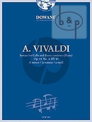 Sonata a-minor Op.14 No.3 RV 43 (Violoncello-Bc)