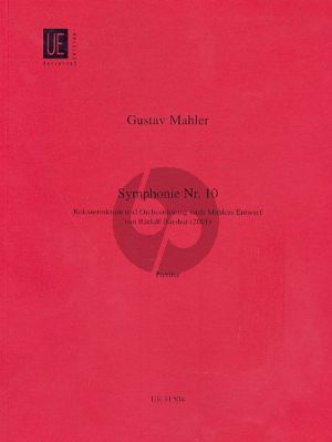 Mahler Symphony No.10 (Reconstr. and Orchestr. after sketches Barshai) Score