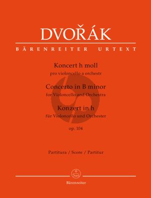 Dvorak Concerto Op.104 B Minor Violoncello-Orchestra Fullscore