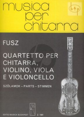 Quartet Op.1 (Guitar-Violin-Viola-Violonc)