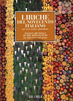 Italian Art Songs of the 20th.Century High Voice-Piano