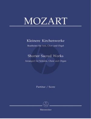 Mozart Kleinere Kirchenwerke (Soli-SATB-Orgel) Partitur