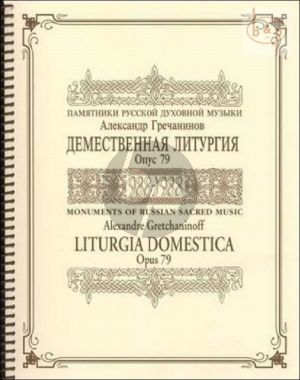 Liturgia Domestica Op.79 (Solists-Choir-Instr.)