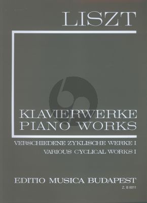 Liszt Complete Works Serie I Vol.9 Various Cyclical Works Vol.1 for Piano (Softcover Edition)