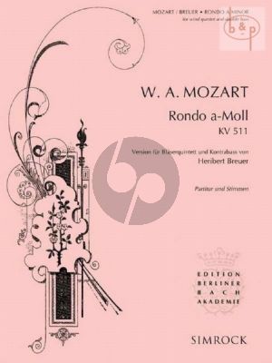 Rondo a-moll KV 511 Woodwind Quintet with Double Bass ad lib.