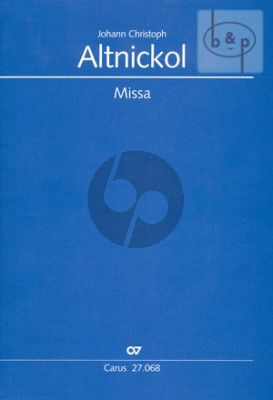 Missa d-minor (Kyrie-Gloria-Messe d-minor) (SATB soli-SATB- 2 Vi.-Va.-Bc)