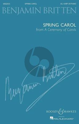 Britten Spring Carol for SS and Harp or Piano