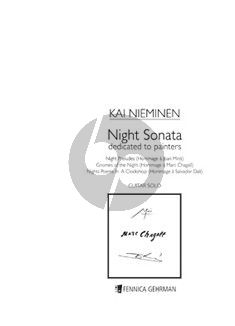 Nieminen Night Sonata for Guitar (dedicated to Painters)