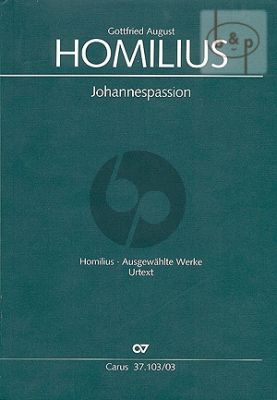 Johannes Passion "Der Fromme stirbt" HoWV1.4 (SSATB[Soli]-SATB[Chor]-Instr.-Bc)