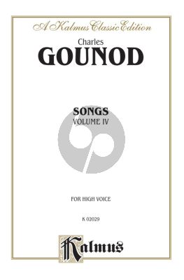 Gounod Songs Vol. 4 High Voice