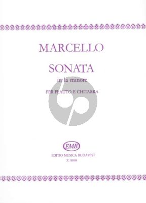 Marcello Sonata A-Minor Flute and Guitar