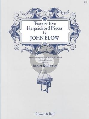 Blow 25 Pieces for Harpsichord (Selection of Pieces from Musica Britannica) (Robert Klalowich)