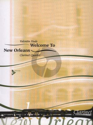 Hude Welcome to New Orleans 3 Clarinets [Bb] and Bass Clarinet (Score/Parts)
