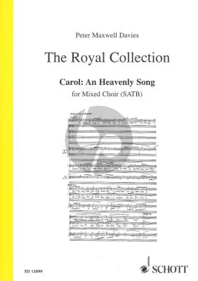 Carol: An Heavenly Song 2005 SATB-Organ (The Royal Collection)