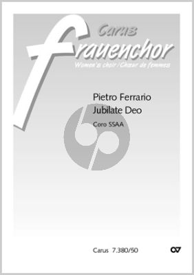 Ferrario Jubilate Deo SSAA