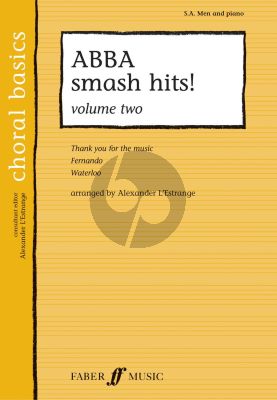 Abba Smash Hits Vol. 2 SA-Men-Piano (Alexander L'Estrange)