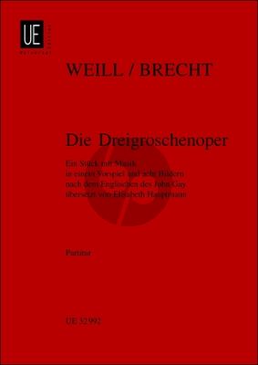 Weill  Die Dreigroschenoper (Study Score)