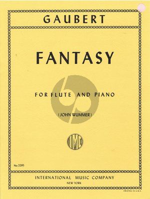Gaubert Fantasy Flute and piano (John Wummer)