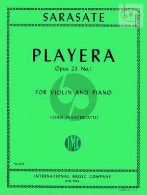 Playera Op.23 No.1 Violin - Piano