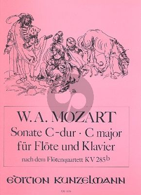 Sonata C-dur (nach Quartett KV 285b Flöte-Klavier