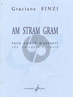 Finzi Am Stram Gram 4 part Children's Choir (french)