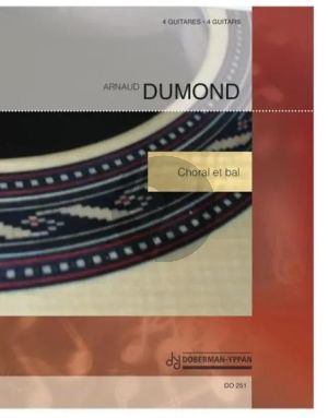 Dumond Choral et Bal pour 4 Guitares (part./parties)